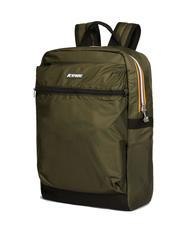 KWAY LAON Sac &agrave; dos en nylon vert noir&acirc;tre - Sacs &agrave; dos pour l'&Eacute;cole & les Loisirs - 2