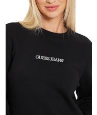 GUESS JEANS LOGO Sweat col rond coupe classique jetbla - Sweat-shirts pour femmes - 3