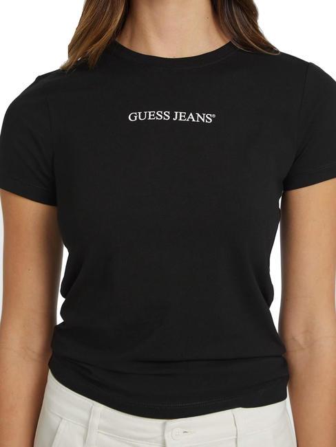 SLIM LOGO T-shirt extensible coupe slim jetbla - T-shirt