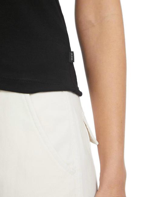 SLIM LOGO T-shirt extensible coupe slim jetbla - T-shirt