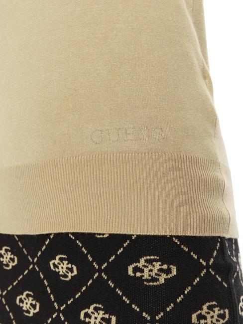 ELINOR Pull ras du cou sable de travertin - Chandails pour femmes