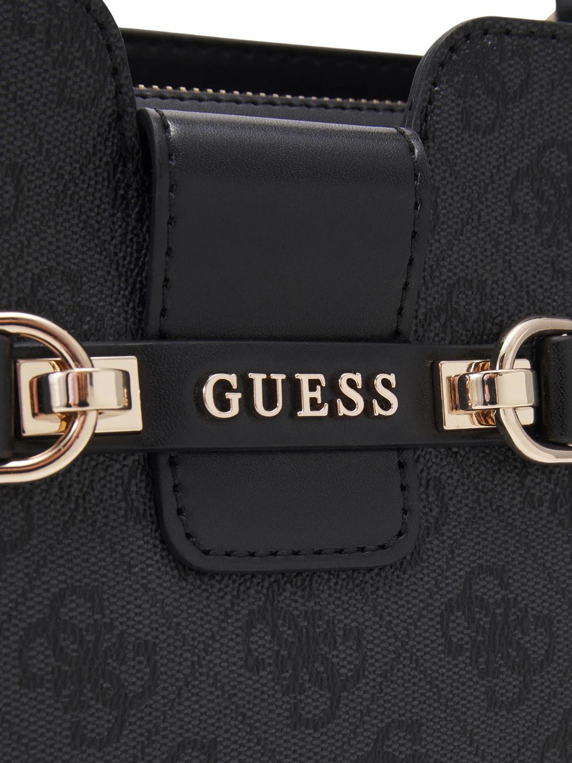 Sac Fourre-tout GUESS Reveal - Toile Signature G, Fermoir Clé, Dimensions Généreuses - Neuf étiqueté