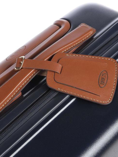 BELLAGIO Chariot à bagages à main Bleu / cuir - Valises cabine