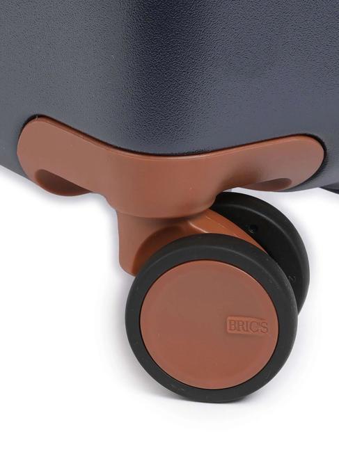 BELLAGIO Chariot à bagages à main Bleu / cuir - Valises cabine