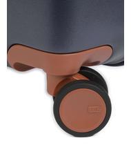 BRIC’S BELLAGIO Chariot cabine extensible avec PC et port USB Bleu / cuir - Valises cabine - 9