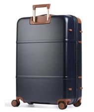 BRIC’S BELLAGIO Grand chariot extensible Bleu / cuir - Valises Rigides - 3