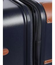 BRIC’S BELLAGIO Grand chariot extensible Bleu / cuir - Valises Rigides - 6