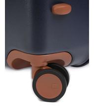 BRIC’S BELLAGIO Grand chariot extensible Bleu / cuir - Valises Rigides - 7