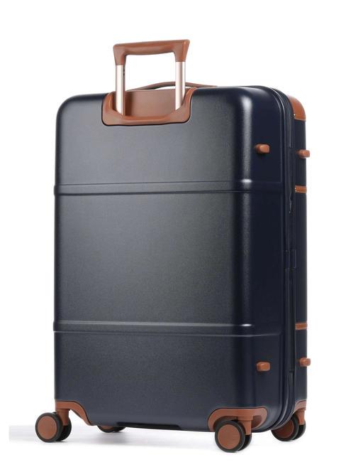 BELLAGIO Chariot extensible moyen-grand Bleu / cuir - Valises Rigides