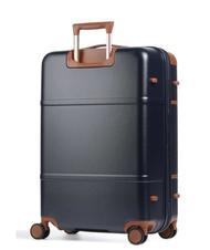 BRIC’S BELLAGIO Chariot extensible moyen-grand Bleu / cuir - Valises Rigides - 3
