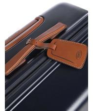 BRIC’S BELLAGIO Chariot extensible moyen-grand Bleu / cuir - Valises Rigides - 4