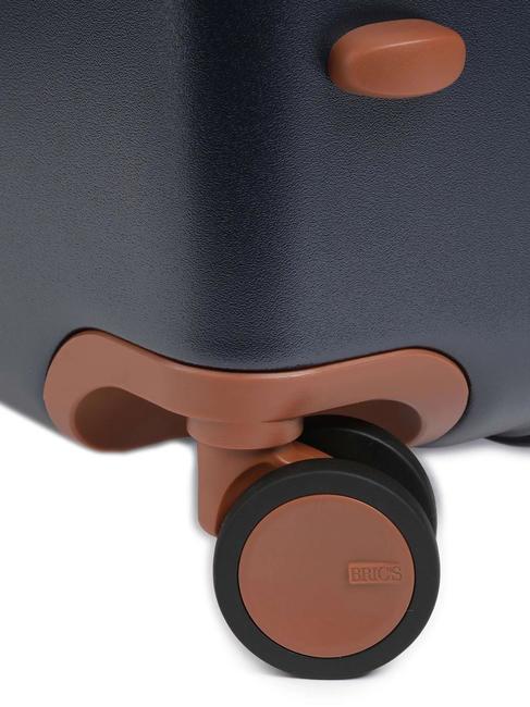 BELLAGIO Chariot extensible moyen-grand Bleu / cuir - Valises Rigides