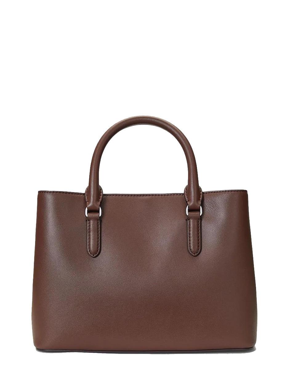 Ralph Lauren Marcy Sac A Main Avec Bandouliere En Cuir Acajou Fonce Achetez A Prix Outlet