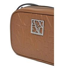 ARMANI EXCHANGE LOGO EMBOSSED Mini sac à bandoulière pisco noir - Sacs pour Femme - 3