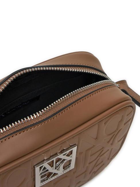 LOGO EMBOSSED Mini sac à bandoulière pisco noir - Sacs pour Femme