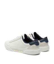 TOMMY HILFIGER CHIC COURT Baskets en cuir &eacute;crue - Chaussures Femme - 3