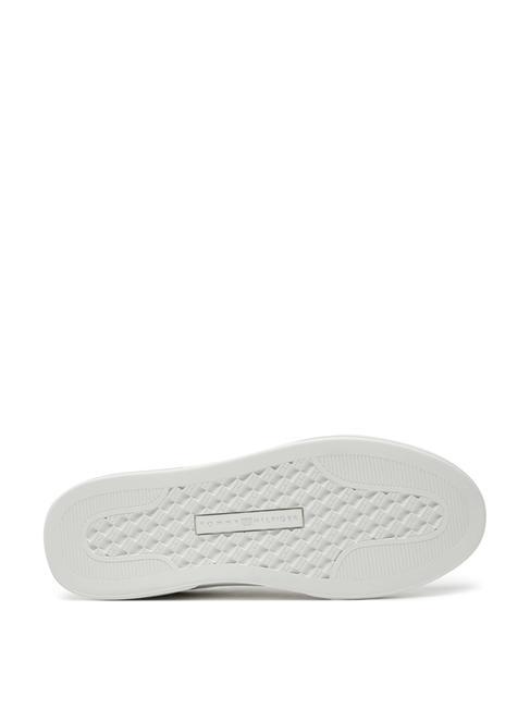 CHIC COURT Baskets en cuir &eacute;crue - Chaussures Femme