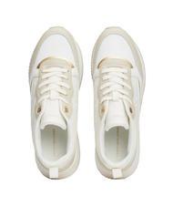 TOMMY HILFIGER MONOGRAM RUNNER Baskets ivoire/gris fant&ocirc;me/noir - Chaussures Femme - 4