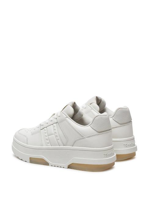 TOMMY JEANS THE BROOKLYN  Baskets hautes gris stratus - Chaussures Femme