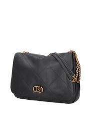 TOSCA BLU CHAMONIX Grand sac bandoulière en cuir Noir - Sacs pour Femme - 2