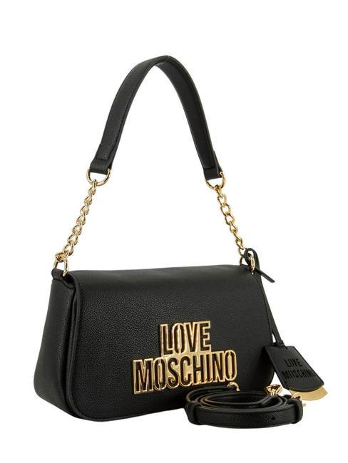 METALLIC LOGO Sac bandouli&egrave;re avec bandouli&egrave;re Noir - Sacs pour Femme