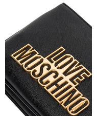 LOVE MOSCHINO METALLIC LOGO Sac à bandoulière Noir - Sacs pour Femme - 3