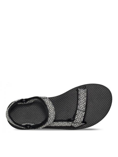MIDFORM UNIVERSAL  Sandale boh&egrave;me blanc/noir - Chaussures Femme