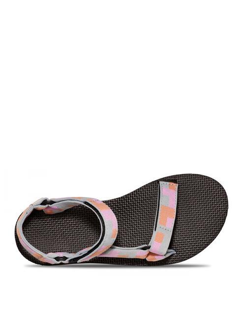 FLATFORM UNIVERSAL Sandale formes rétro bleu perle - Chaussures Femme