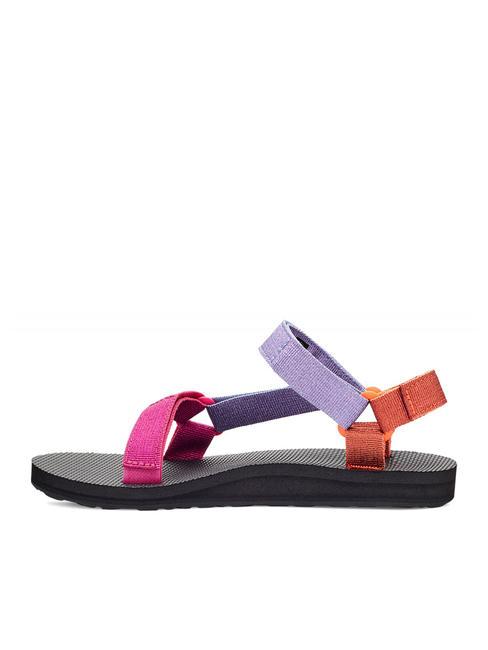 ORIGINAL UNIVERSAL  Sandale rose m&eacute;tallis&eacute; multicolore - Chaussures Femme