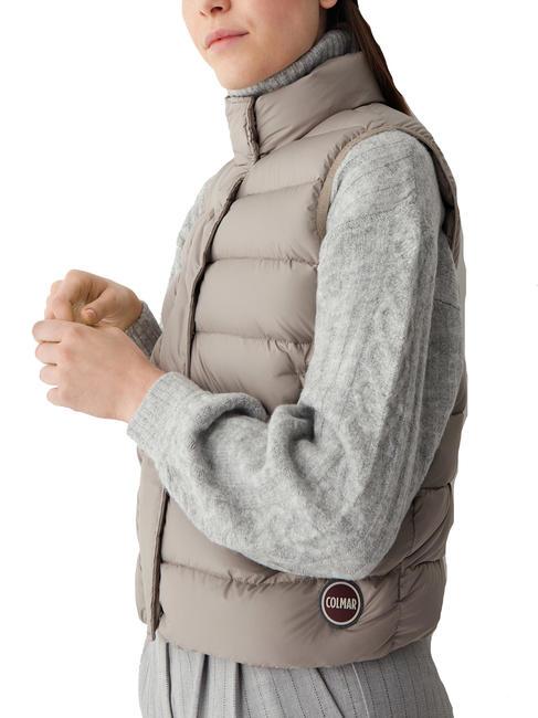 CAPTION Gilet rembourré crème au café - Gilet femme