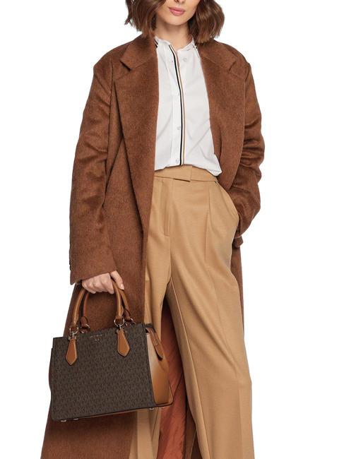 MARILYN Sac à main, avec bandoulière amovible brn/gland - Sacs pour Femme