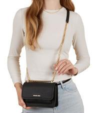 MICHAEL KORS CLAIRE Mini sac port&eacute; &eacute;paule/&agrave; bandouli&egrave;re noir - Sacs pour Femme - 5