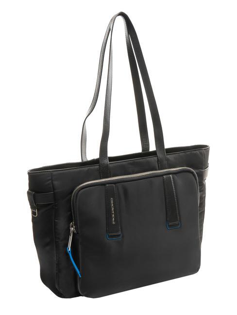 RYAN Sac shopping PC 14", en tissu recycl&eacute; Noir - Sacs pour Femme