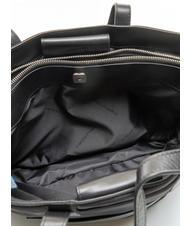PIQUADRO RYAN Sac shopping PC 14", en tissu recycl&eacute; Noir - Sacs pour Femme - 5