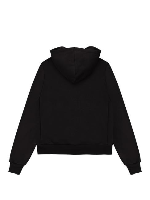 LIKEBLE Sweat entièrement zippé avec poches et capuche noir - Pulls molletonnés
