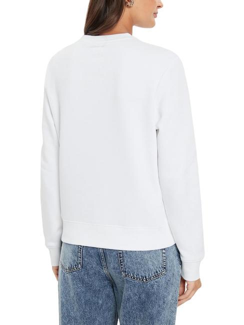 LOGO Sweat col rond coupe classique blanc pur - Sweat-shirts pour femmes