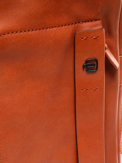 CAMPIONARIO - X18 Grand sac en cuir orange2 - Sacs en Bandouli&egrave;res pour Homme