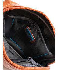 PIQUADRO CAMPIONARIO - X18 Grand sac en cuir orange2 - Sacs en Bandouli&egrave;res pour Homme - 5