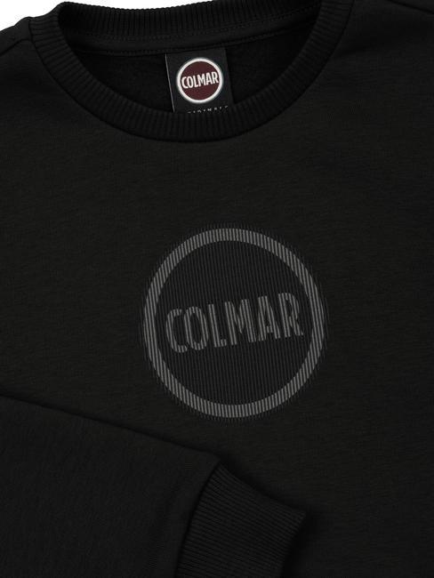 MODISH KIDS Sweat ras du cou à logo imprimé noir - Bébé Sweat