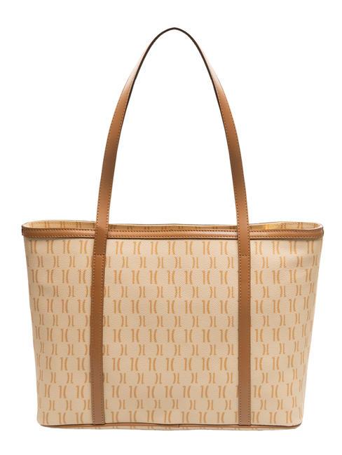 MONOGRAM Sac shopping avec logo imprim&eacute; cr&egrave;me - Sacs pour Femme