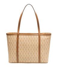 ALVIERO MARTINI PRIMA CLASSE MONOGRAM Sac shopping avec logo imprim&eacute; cr&egrave;me - Sacs pour Femme - 3