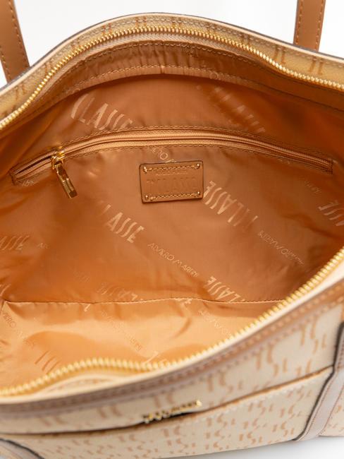 MONOGRAM Sac shopping avec logo imprim&eacute; cr&egrave;me - Sacs pour Femme