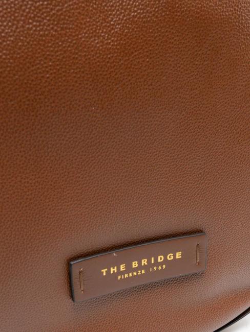 DOMITILLA  Cabas épaule, en cuir MARRON - Sacs pour Femme