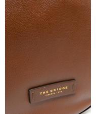 THE BRIDGE DOMITILLA  Cabas épaule, en cuir MARRON - Sacs pour Femme - 3