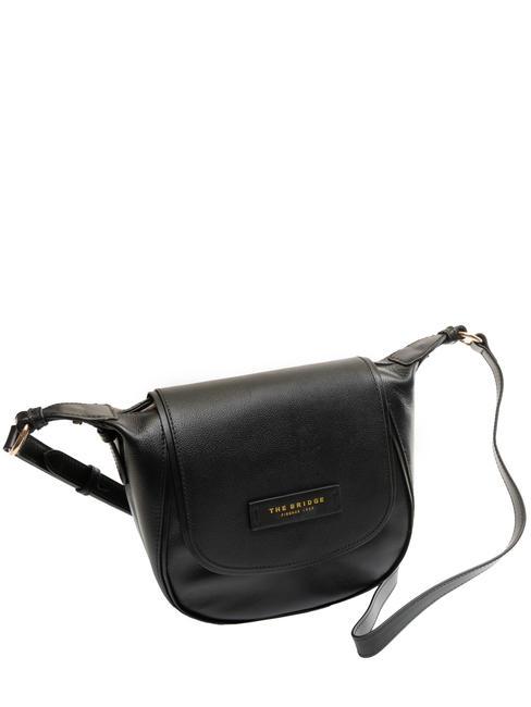 DOMITILLA Sac bandoulière, en cuir black Gold - Sacs pour Femme