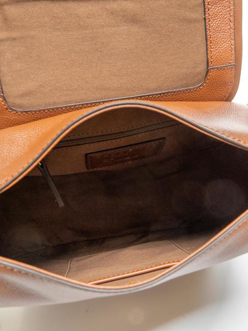 DOMITILLA Sac bandoulière, en cuir MARRON - Sacs pour Femme