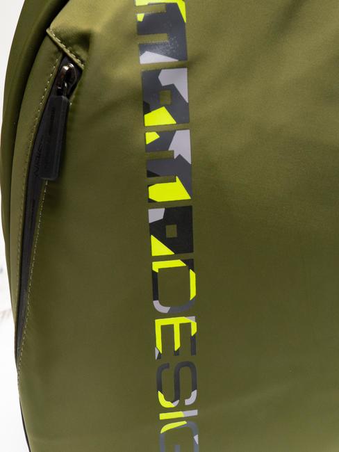 OVO Sac à dos ordinateur 15" vert militaire/multi - Sacs à dos pour l'École & les Loisirs