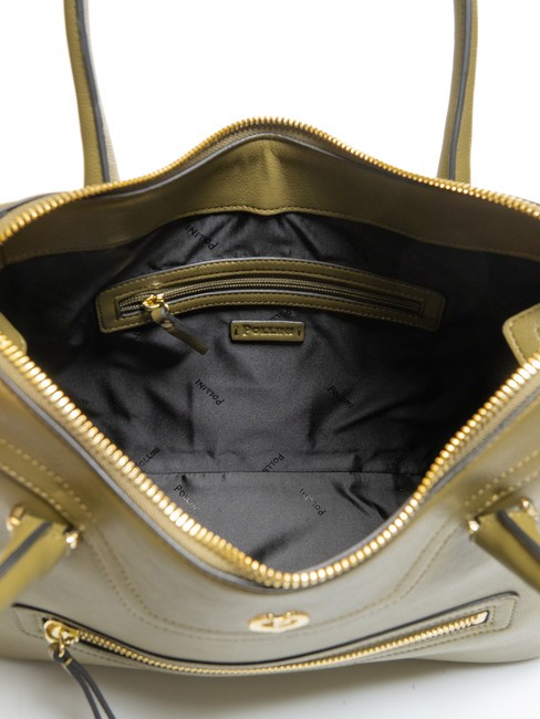 ZIPPER Sac à main avec bandoulière olive - Sacs pour Femme