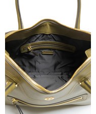 POLLINI ZIPPER Sac à main avec bandoulière olive - Sacs pour Femme - 5