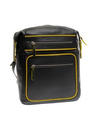 MOMO DESIGN BICOLOR Sac à dos en cuir pour ordinateur portable 15,6" noir jaune - Sacs à dos pour ordinateur portable - 3